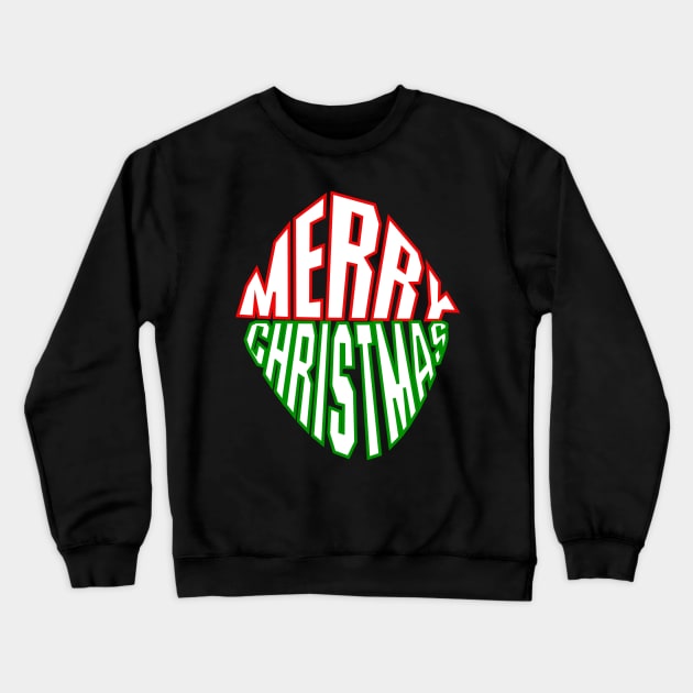 Merry Christmas in circle Crewneck Sweatshirt by Tee Trendz